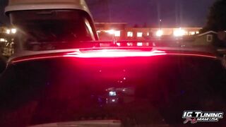 How to install universal flexible car trunk LED strip