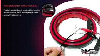 How to install universal flexible car trunk LED strip