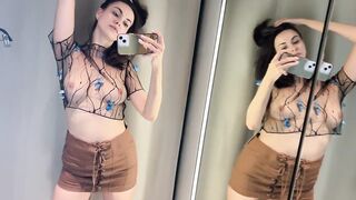 [4K] Transparent Try On Haul In Dressing Room | Get Ready With Jana (2024)