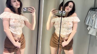 [4K] Transparent Try On Haul In Dressing Room | Get Ready With Jana (2024)