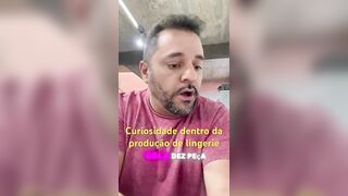 Curiosidade dentro da produção de lingerie