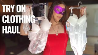 Untucked Trans Girl Shows Off Transparent Lingerie Haul