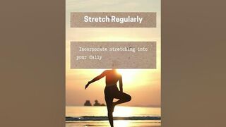 ????‍♂️????‍♀️ Stretch Regularly #Stretching #Flexibility #HealthyLiving #FitnessTips #wellness