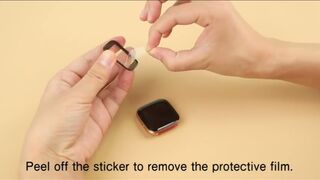 Screen Protector Film for Fitbit Versa 4 / Sense 2 Flexible Soft Protective Film for Versa 3 Smart
