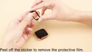 Screen Protector Film for Fitbit Versa 4 / Sense 2 Flexible Soft Protective Film for Versa 3 Smart