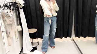 [4K] Transparent Try on Haul | See Through No Bra Trend