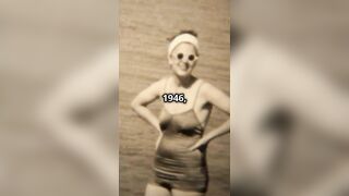 100 Years of Bikinis! #shorts