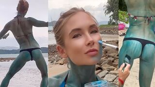 Tandava Yoga Dancing Body Paint Bikini Flow ????️????