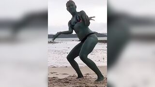 Tandava Yoga Dancing Body Paint Bikini Flow ????️????