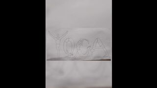 #drawing #yoga #internationalyogadayspecial #yogadayspecial #girls #yogaposes