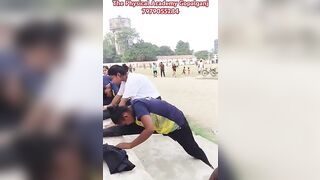 Leg Stretching #youtubeshorts #streching #army #viral #shorts #shortfeed #biharpolice