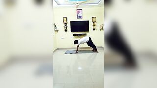 Best 5 steps reach ardha chandrasana #yoga #gnaniyoga #fitness #half Moon pose #yogaexercise