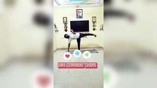 Best 5 steps reach ardha chandrasana #yoga #gnaniyoga #fitness #half Moon pose #yogaexercise