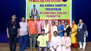 ???? Sai siddha samathi yogashram's 11th year Yoga day celebration ????❣️