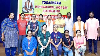 ???? Sai siddha samathi yogashram's 11th year Yoga day celebration ????❣️