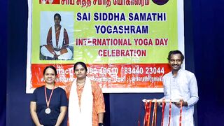 ???? Sai siddha samathi yogashram's 11th year Yoga day celebration ????❣️