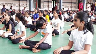INTERNATIONAL DAY OF YOGA || CHRIST CMI PUBLIC SCHOOL KANHANGAD