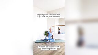 Regular Stretching Joint Gymnastics To Improve Hip And Knee Joint Mobility