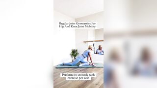 Regular Stretching Joint Gymnastics To Improve Hip And Knee Joint Mobility