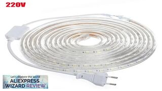 220V Led Strip 60Leds With Eu Plug Flexible Led Light Smd 5050 Review