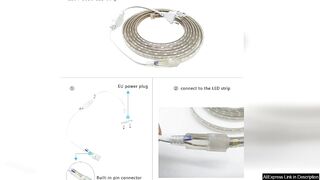 220V Led Strip 60Leds With Eu Plug Flexible Led Light Smd 5050 Review