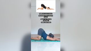 shocking benefits of EXTENDED PUPPY POSE ????????#puppypose #yoga #yogapractice #yogabenefits #shorts