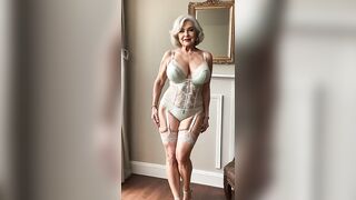 Attractive Older Women Over 50: Red Lingerie | Fashion Story