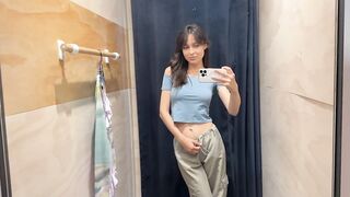 Transparent Try On Haul - 4k! Dressing Room Lingerie Outftit Haul With Mary Love