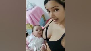 4k transparent clothing in see though try on haul???? #mother #baby #babyshorts #babyclothes #babygirl????