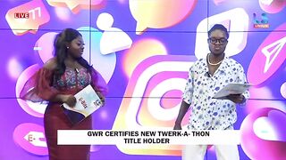 GWR certifies Babajide IsraelAs New Twerk-A-Thon Title Holder