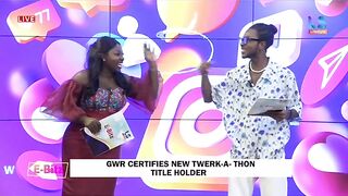 GWR certifies Babajide IsraelAs New Twerk-A-Thon Title Holder