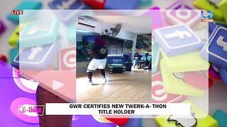 GWR certifies Babajide IsraelAs New Twerk-A-Thon Title Holder