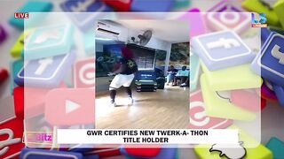 GWR certifies Babajide IsraelAs New Twerk-A-Thon Title Holder