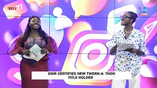 GWR certifies Babajide IsraelAs New Twerk-A-Thon Title Holder