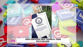 GWR certifies Babajide IsraelAs New Twerk-A-Thon Title Holder