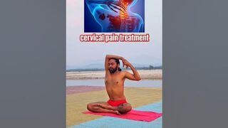 cervical pain treatment ll yogacharya Govind Das #uk #yoga #yogi #nepal #india #viral #video #shorts