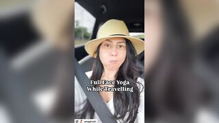 Full Face Yoga While Travelling