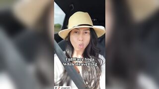 Full Face Yoga While Travelling