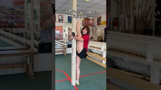 “You’re Just Born Flexible” …I WISH #martialarts #wushu #shorts