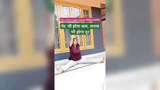 पेट भी होगा कम, तनाव भी होगा दूर |#yoga #shorts #trending #viral #wrightloss #fitness #nature