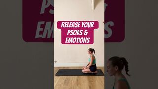 Psoas release #psoas #yoga #stretching #yogastretch #backstretch #emotionalrelease #vinyasa #shorts