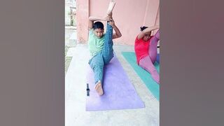 Leg stretching for advance Asana #yoga #asana #motivation