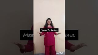 Meesho Sharara Try On Haul| Elevate with Anushka| #trendingshorts #viralvideo #faishon #tryon