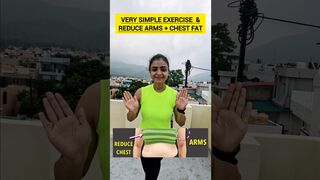 Reduce Arms and chest fat ???? ????️ #fitness #yoga #fatloss #waightloss #Bellyfat #tips #exercise