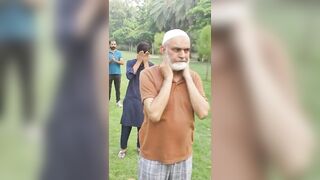 yoga class in D Ground Park Faisalabad