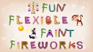 ABC Infinite letter F Words - Lesson 6 - FUN, FLEXIBLE, FAINT, FIREWORKS | Craox Technologies LLP