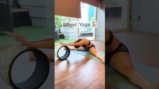 Wheel yoga | Yoga for flexibility #malaikaarora #divayoga #yogalove #yogacoach #vanshikapandey #fit