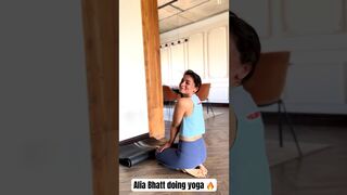 Beautiful Alia Bhatt VIRAL head stand yoga pose to keep fit ???? #aliabhatt #yoga #fitness #viralvideo