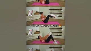 Abs exercise at home #fitness #stretching #yoga#Exercise #workout