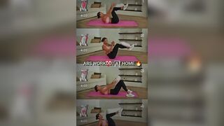 Abs exercise at home #fitness #stretching #yoga#Exercise #workout